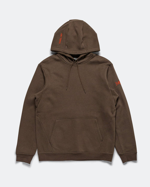 Emblem Fleece Hoody - Carob