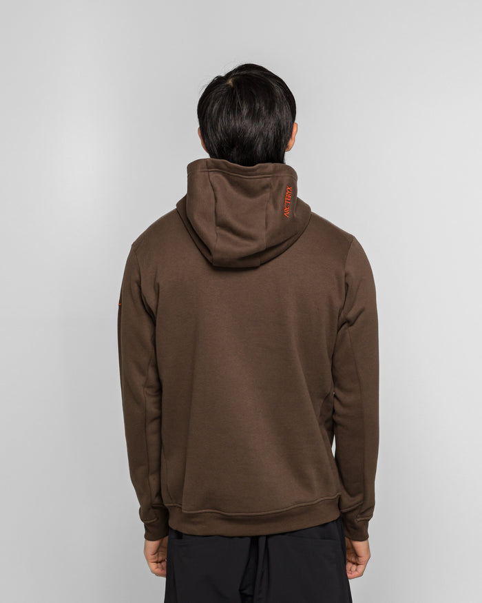 Emblem Fleece Hoody - Carob