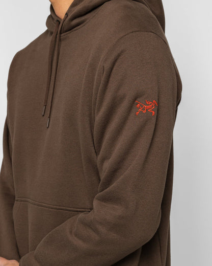 Emblem Fleece Hoody - Carob