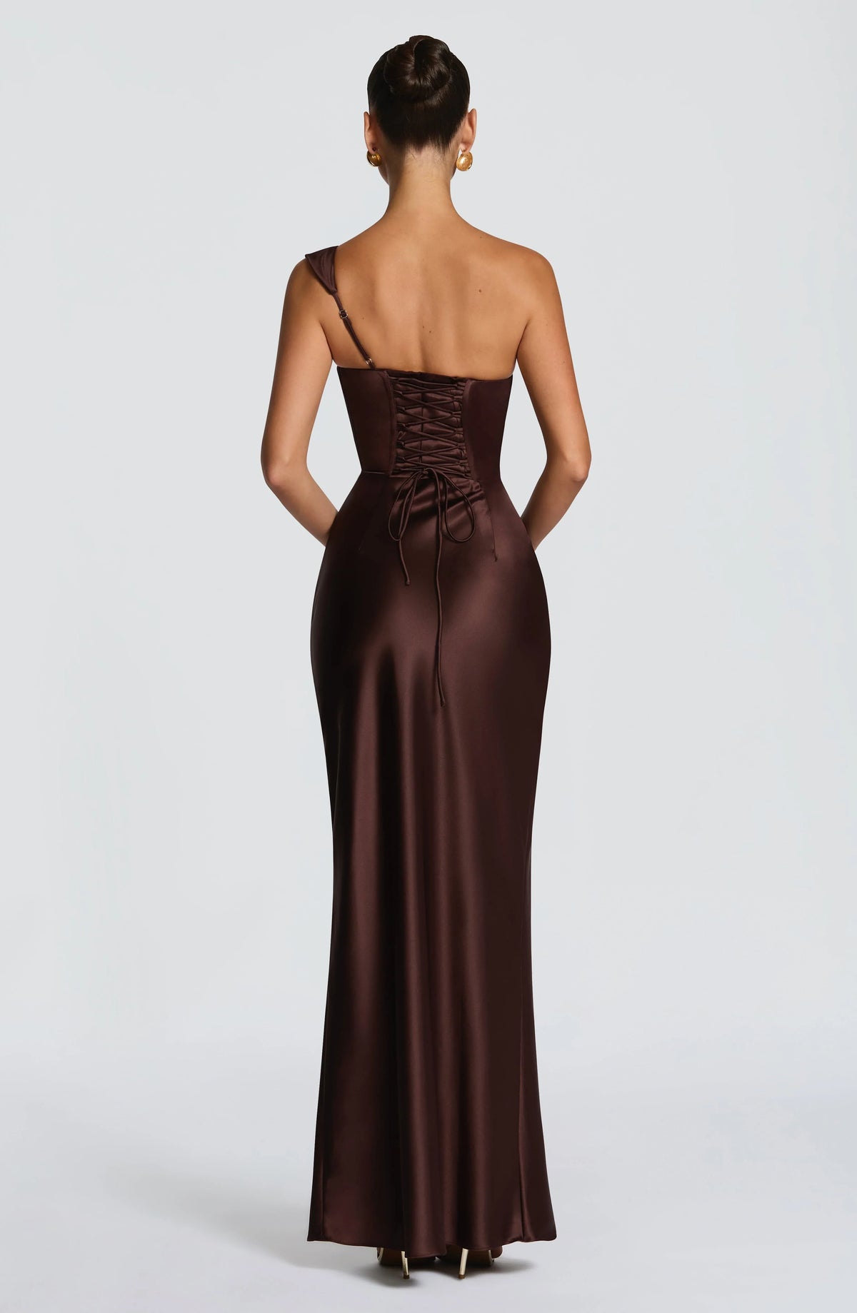 Thalassa Maxi Dress - Plum Brown
