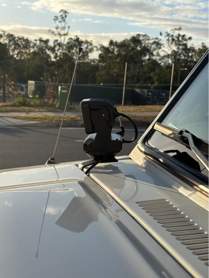 Remote Control Rotating LED Spotlight-360° Heavy-Duty Search Light for Vehicles & Marine Use