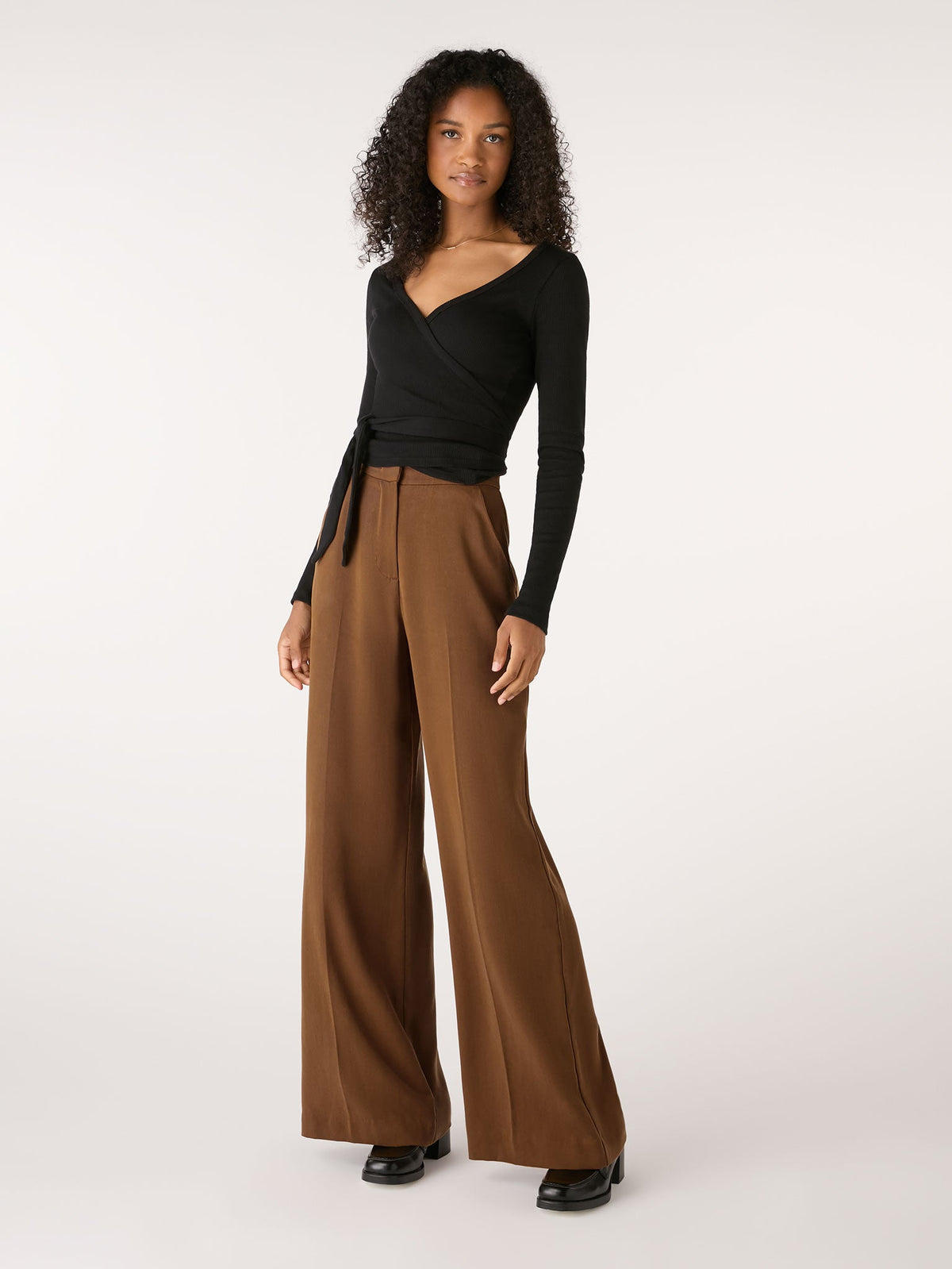 Fleet Flared Trouser in Tobacco