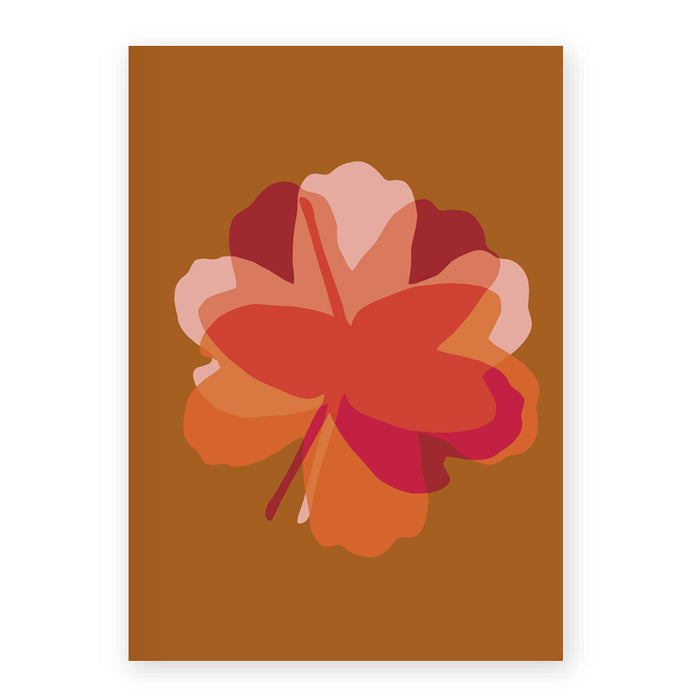 Common Modern, Forest Floor Notebook, No. 4 (red/pink/brown), Notebook,