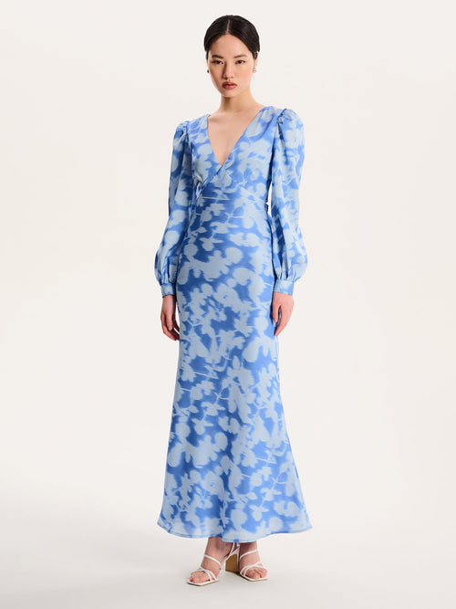 Francoise Dress in Supersonic Blue