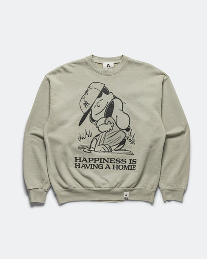Happiness is Having a Homie Crew Sweat - Sage