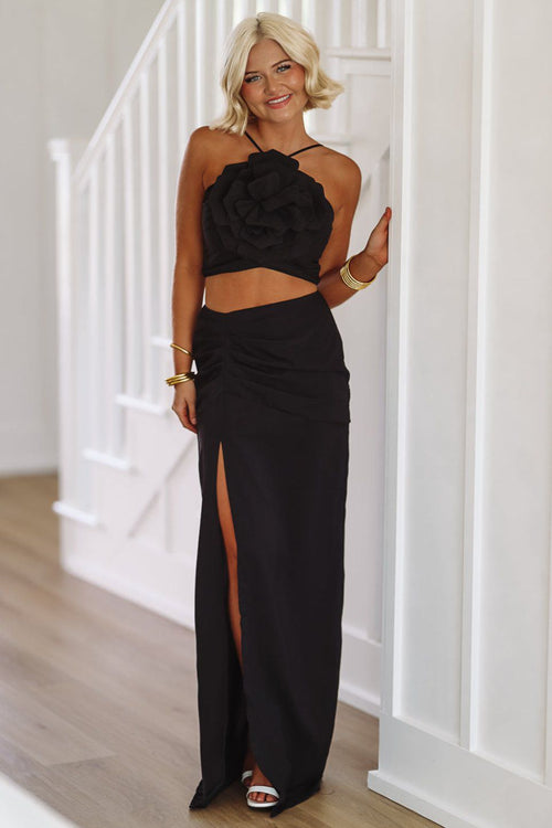 Venus in Love Maxi Dress - Black (FINAL SALE)