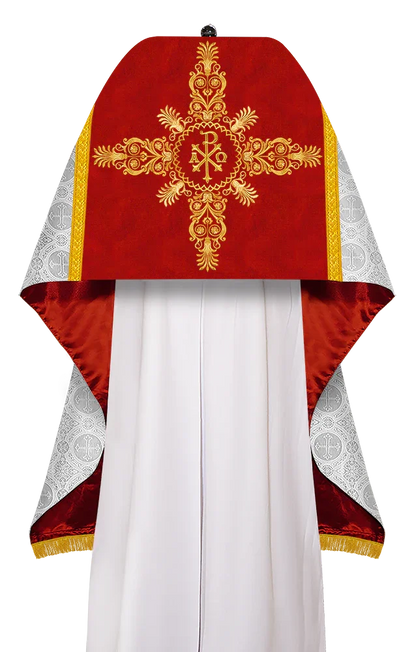 Damask / PAX / White - Red
