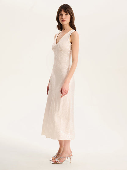 Iris Maxi Dress in Ivory