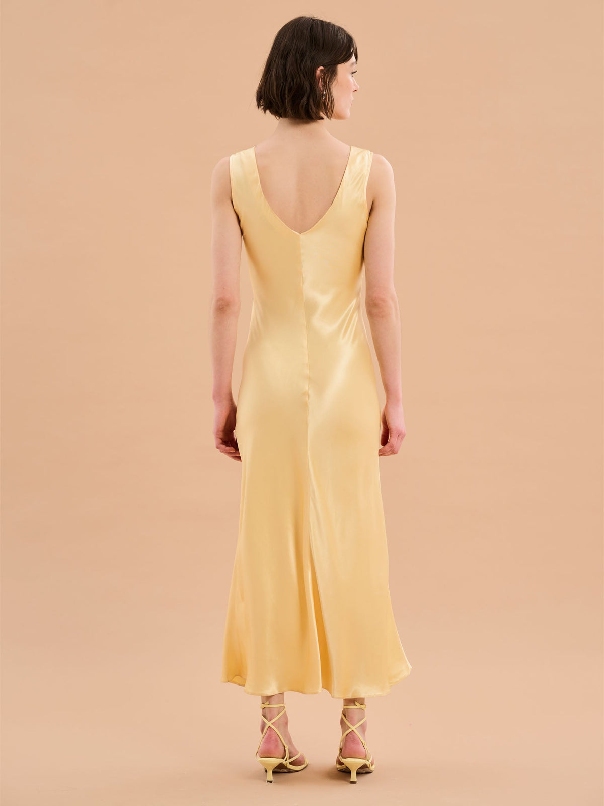 Iris Maxi Dress in Yellow