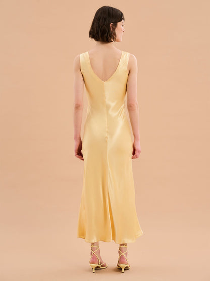 Iris Maxi Dress in Yellow