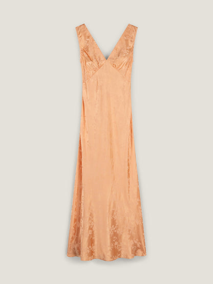 Iris Jacquard Dress in Prairie Sunset