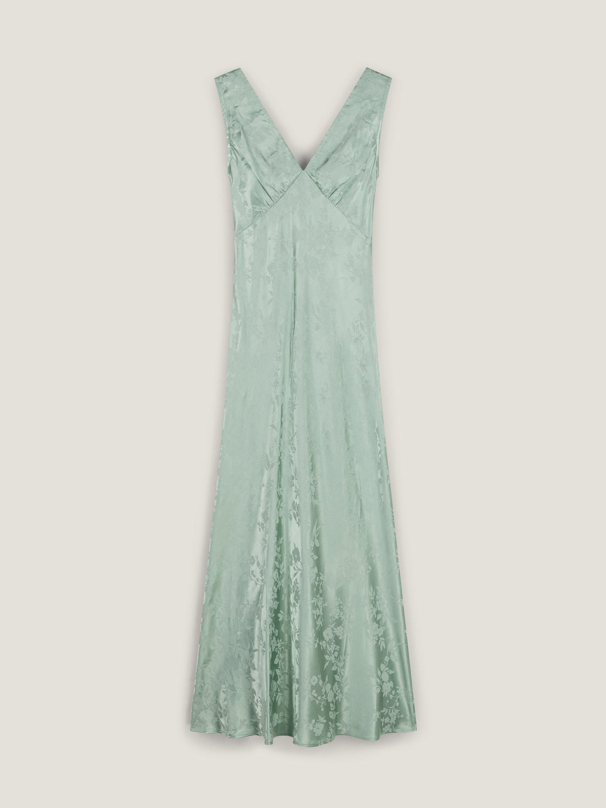 Iris Jacquard Dress in Sage