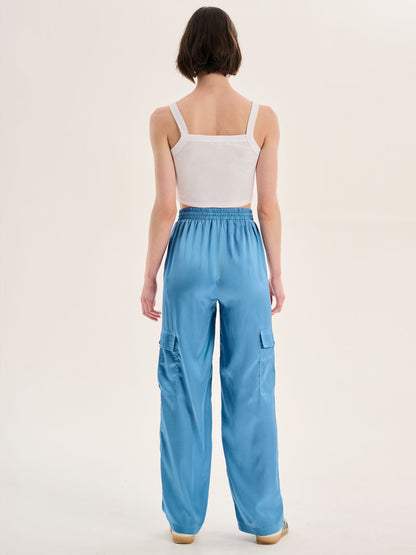 Ismerie Trouser in Light Blue