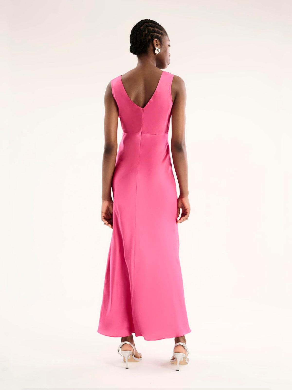 Ivida Dress in Cerise