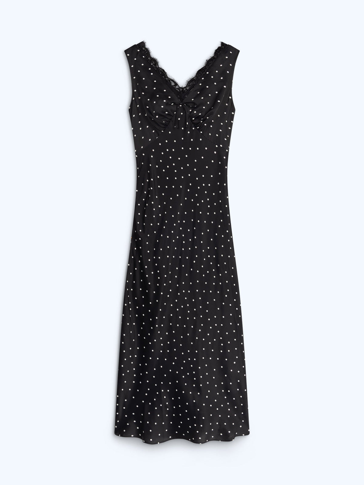 Jennifer Dress in Black Polka Dot