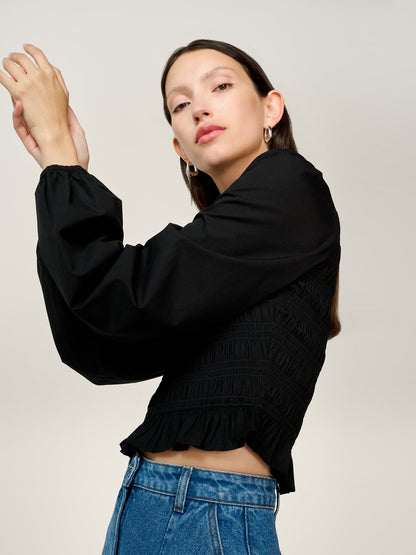 Kaloppe Top in Black