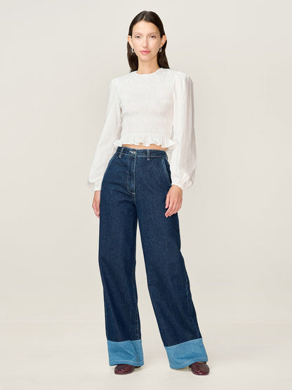 Kaloppe Top in White