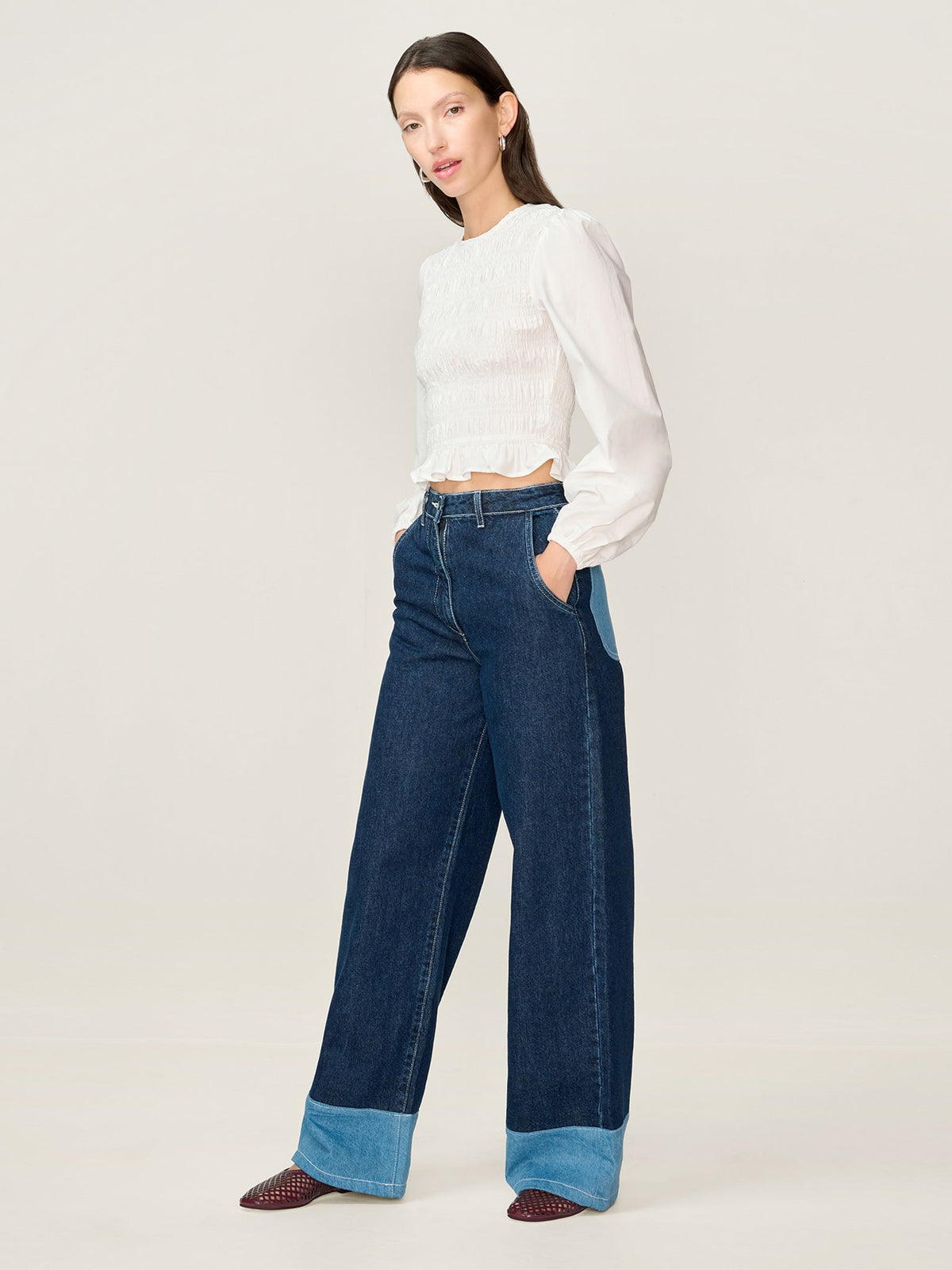 Kaloppe Top in White