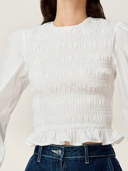 Kaloppe Top in White