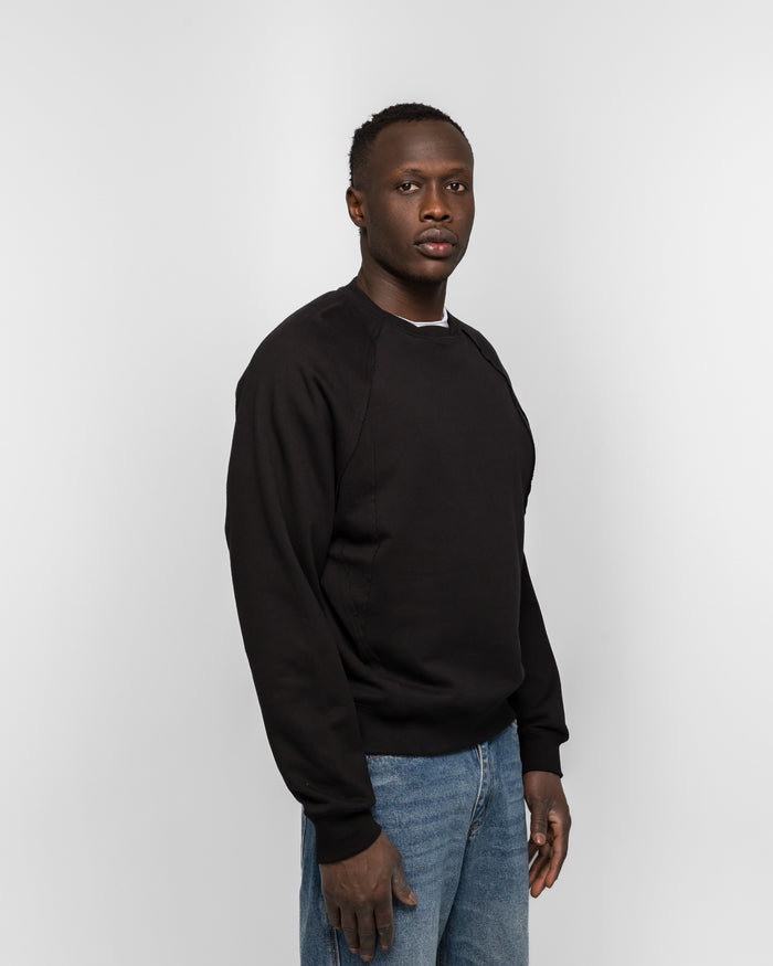 Layered Crewneck - Black