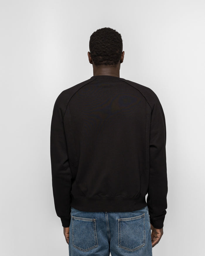 Layered Crewneck - Black