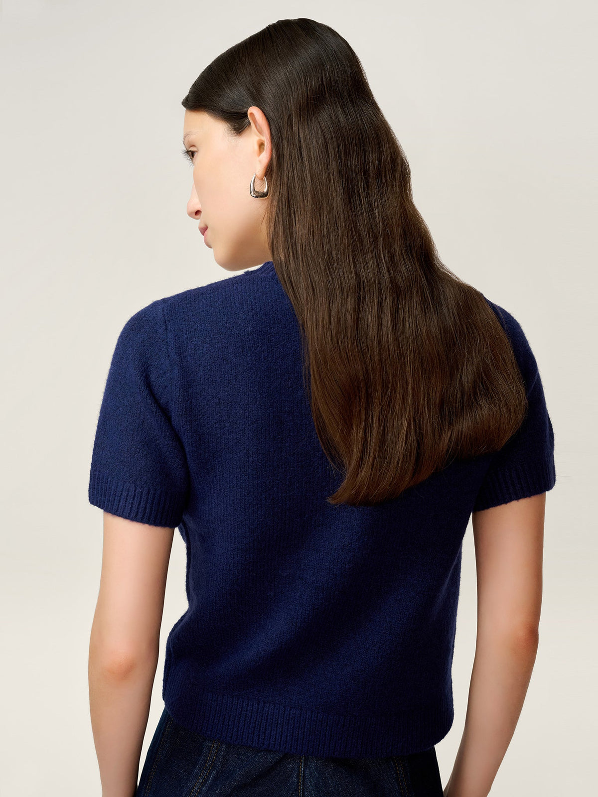 Lexi Bow Top in Navy