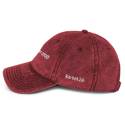 Life For Your Crop Vintage Cotton Twill Cap