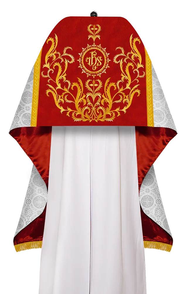 Damask / IHS / White - Red