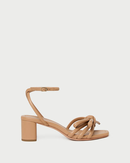 Mikel Dune Bow Mid-Heel Sandal