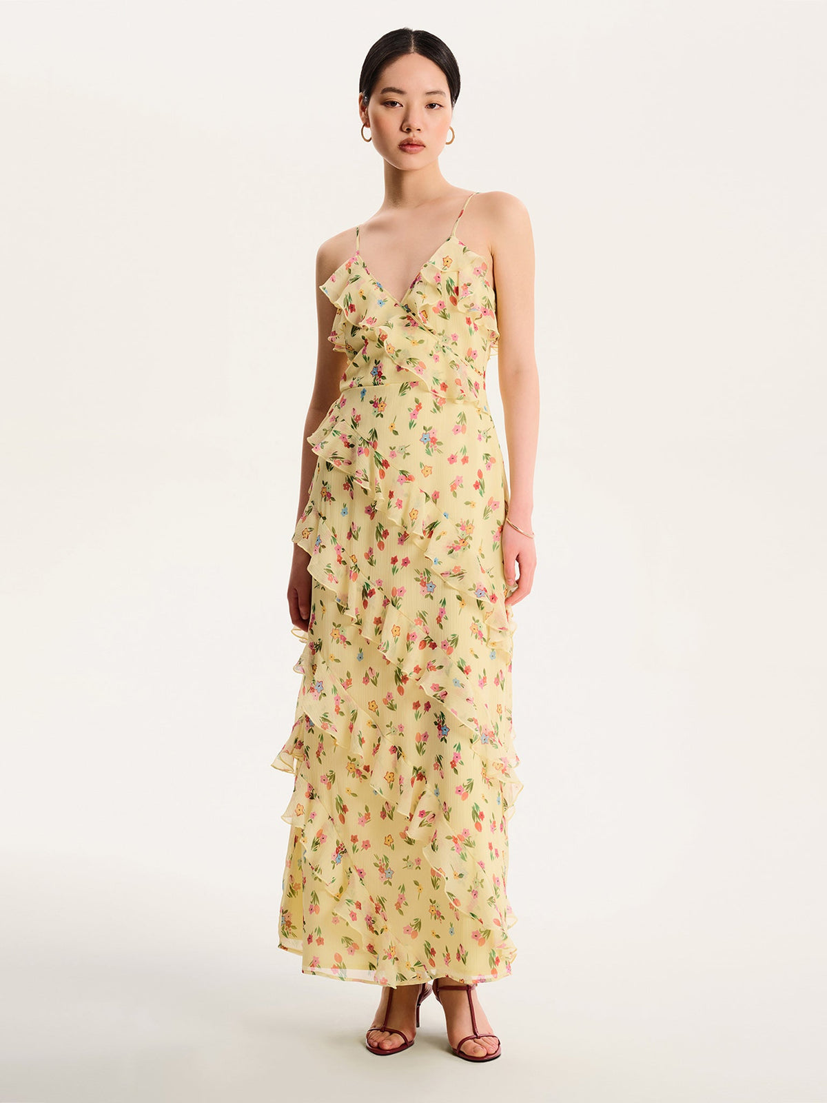 Missy Dress in Floral Yellow