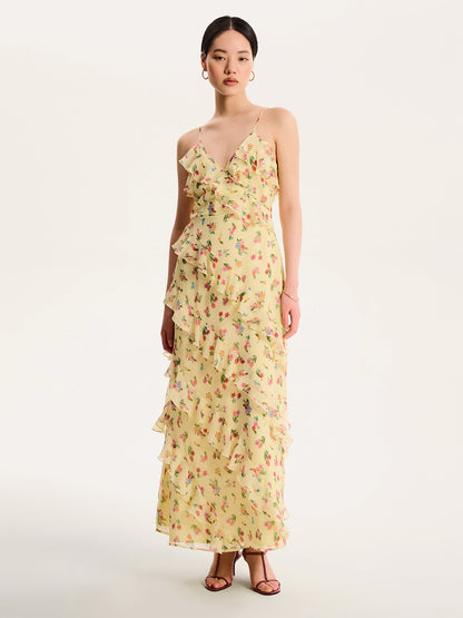 Missy Dress in Floral Yellow