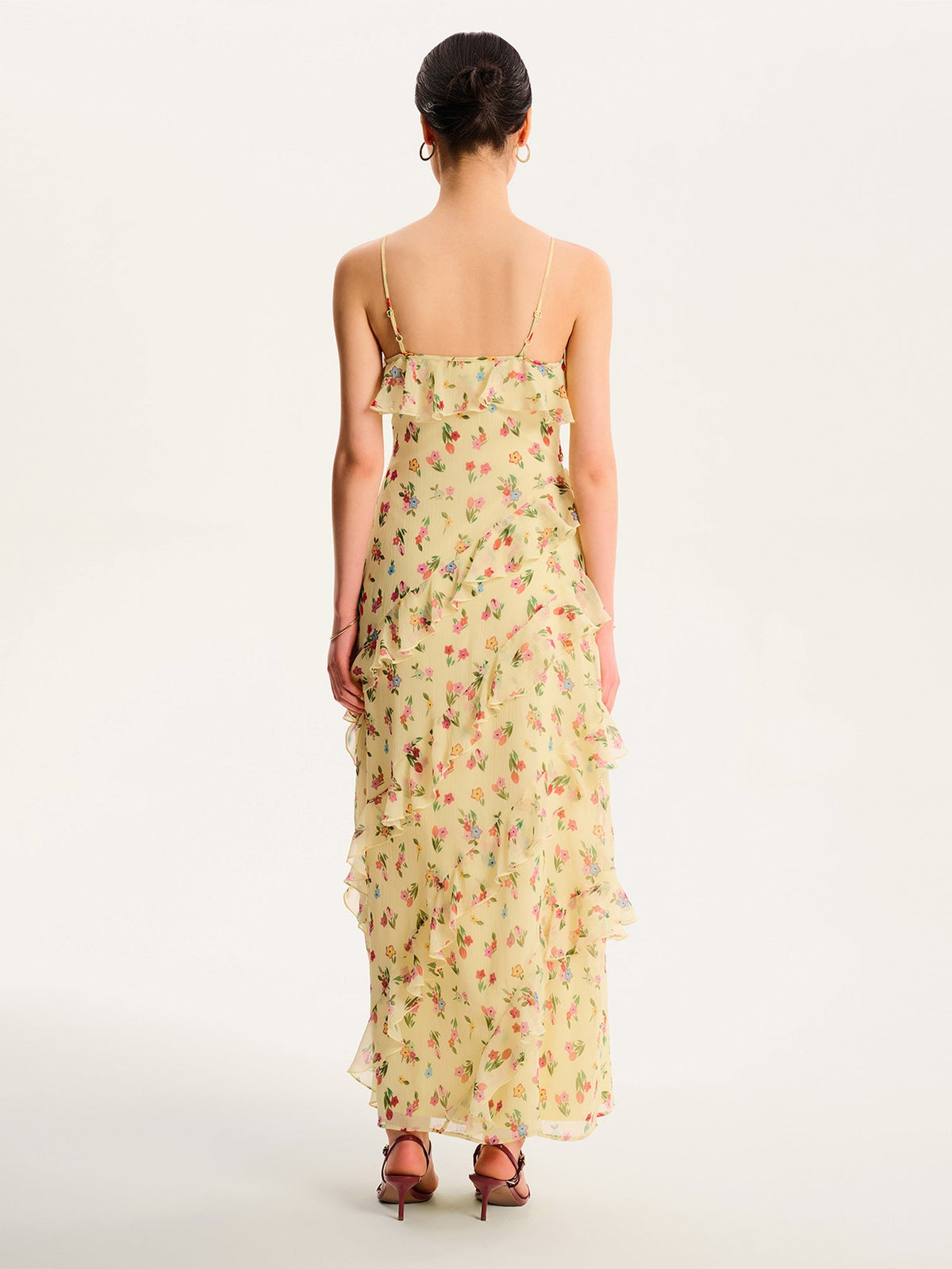 Missy Dress in Floral Yellow
