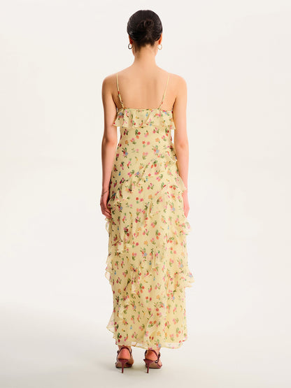Missy Dress in Floral Yellow