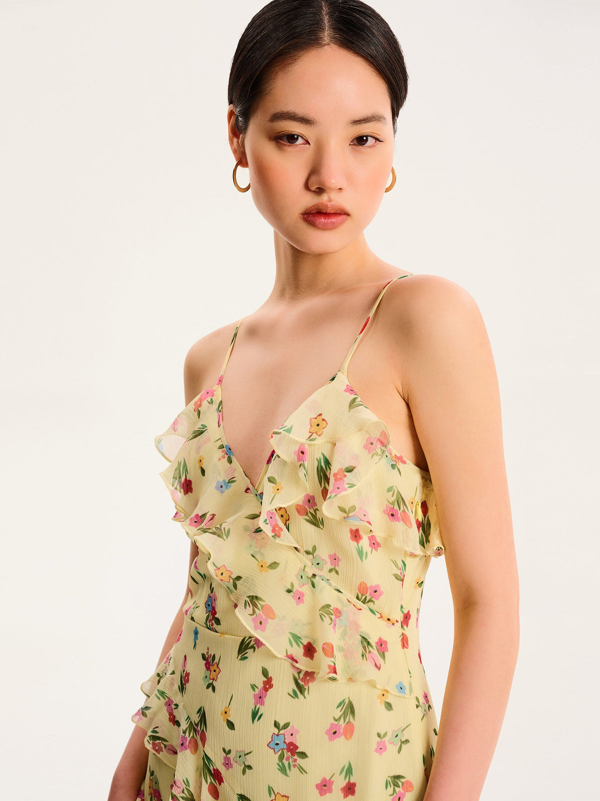 Missy Dress in Floral Yellow