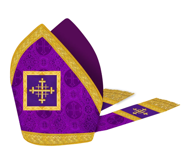 Damask / Jerusalem Cross / Violet