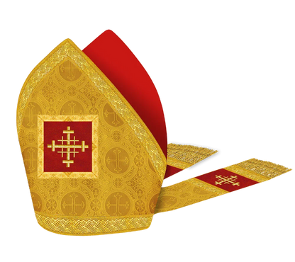 Damask / Jerusalem Cross / Gold