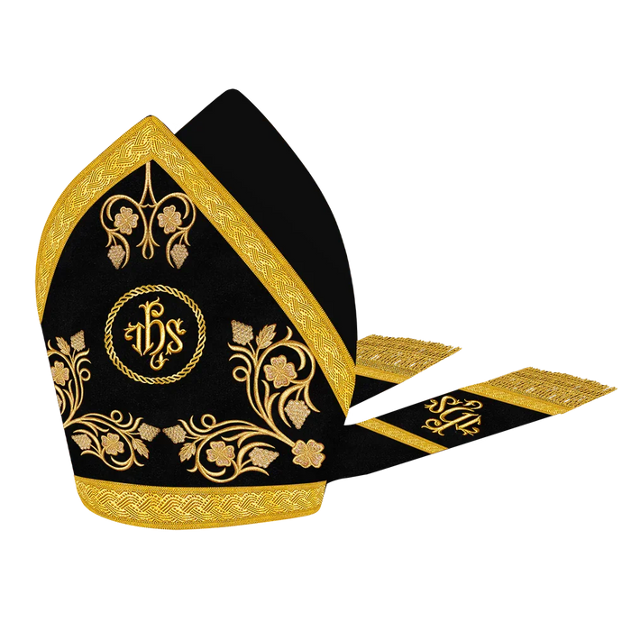 Mitre with grapes embroidery