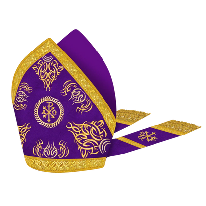 Mitre with spiritual motif
