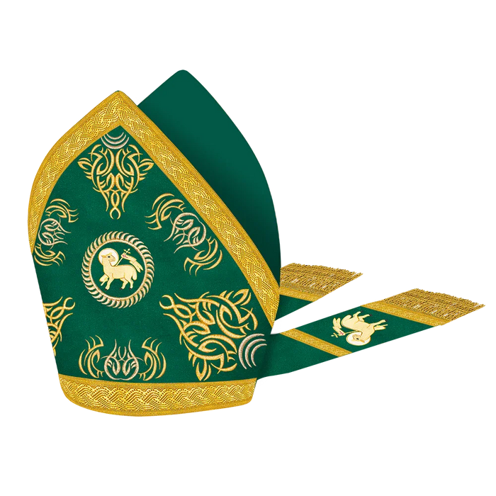 Mitre with spiritual motif