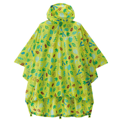 Montbell Print Trekking Rain Poncho Kid's
