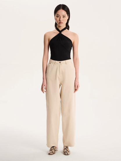 Nelson Halter Top in Black