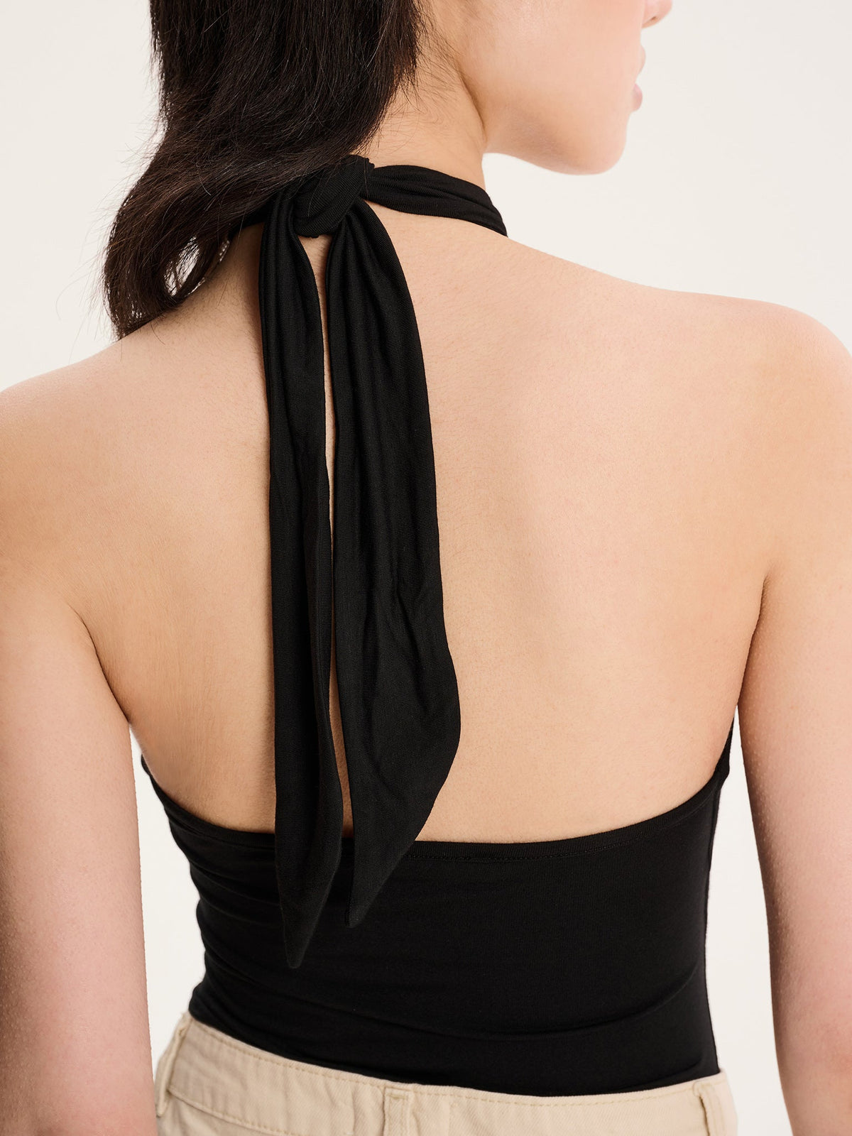 Nelson Halter Top in Black