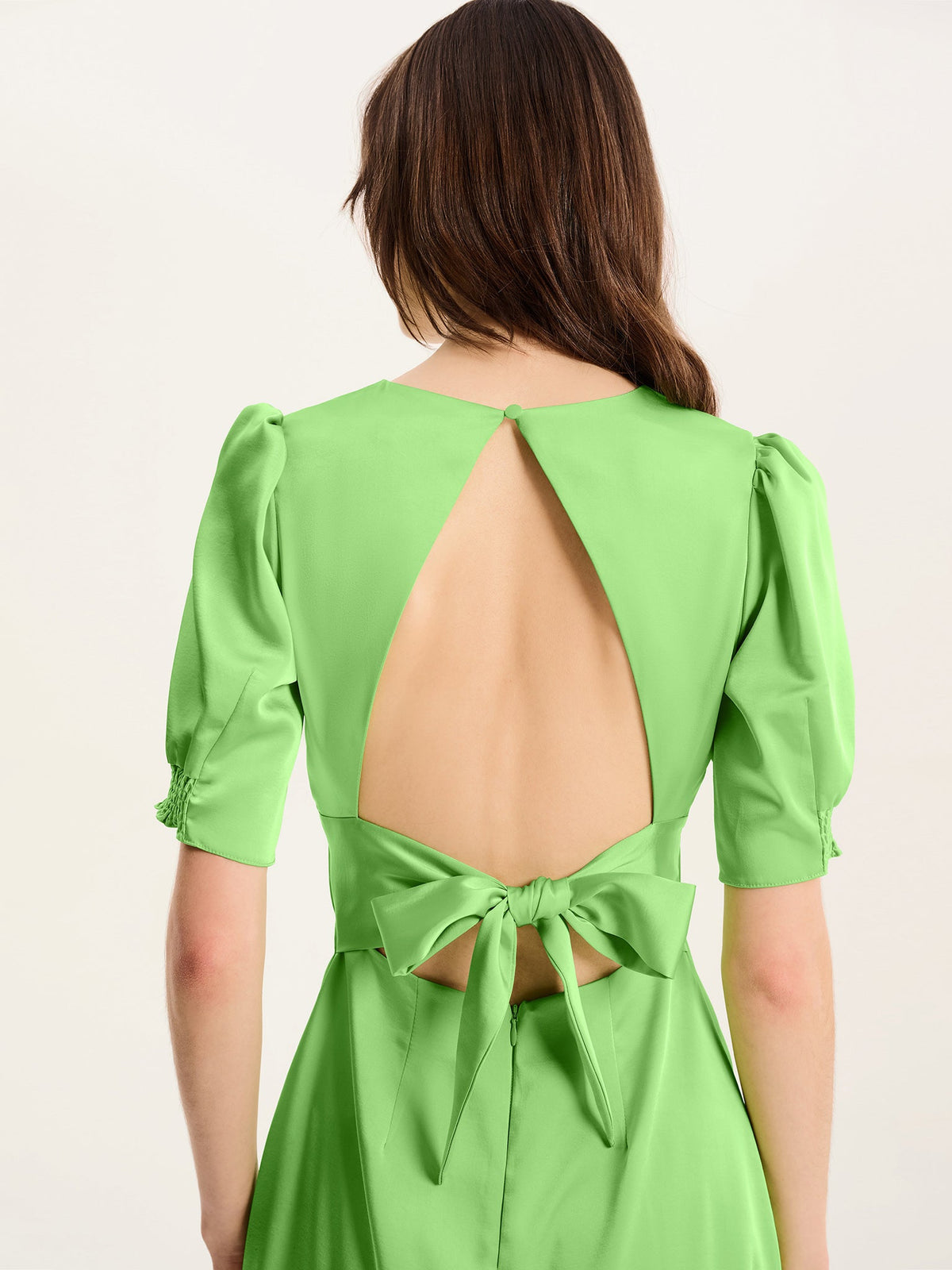 Odette Dress in Lime