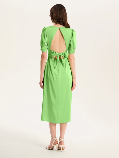 Odette Dress in Lime