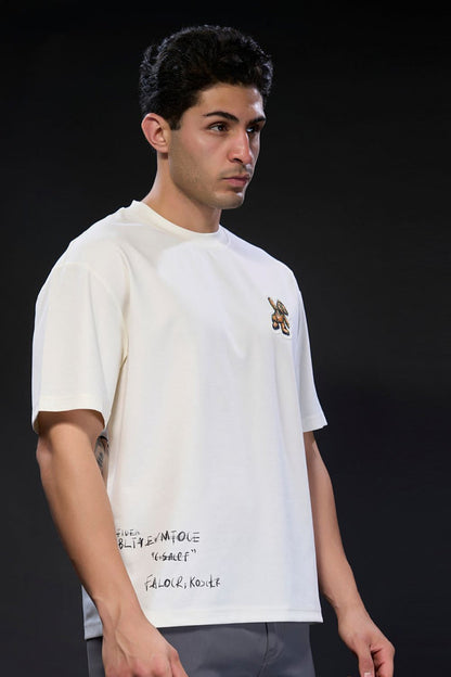 Off White FANAT Print - Oversize T-shirt