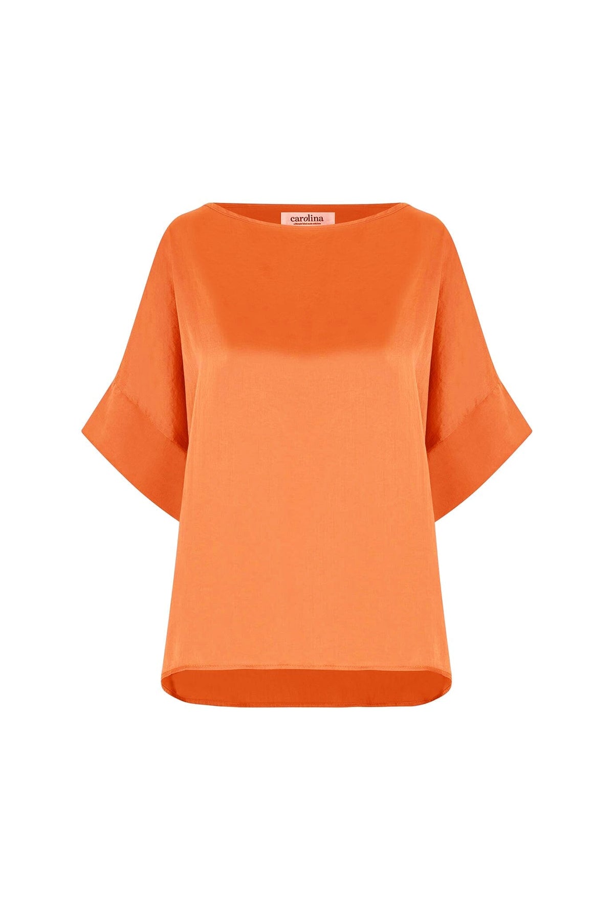 Bianca Short Sleeve Top Orange