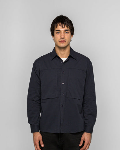 Panel Pocket Shirt - Navy