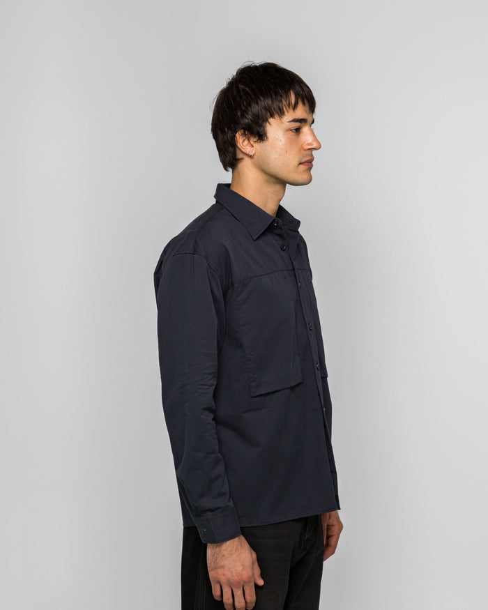 Panel Pocket Shirt - Navy