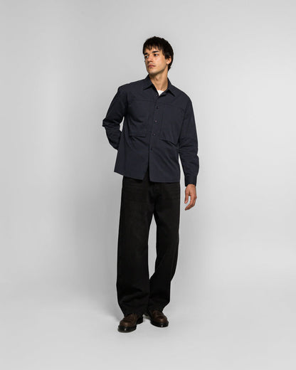 Panel Pocket Shirt - Navy