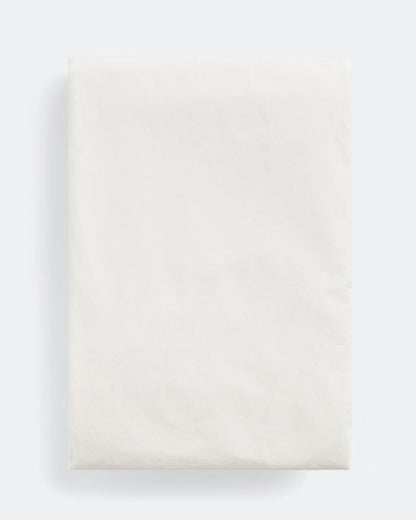 Percale Fitted Sheet - Broken White
